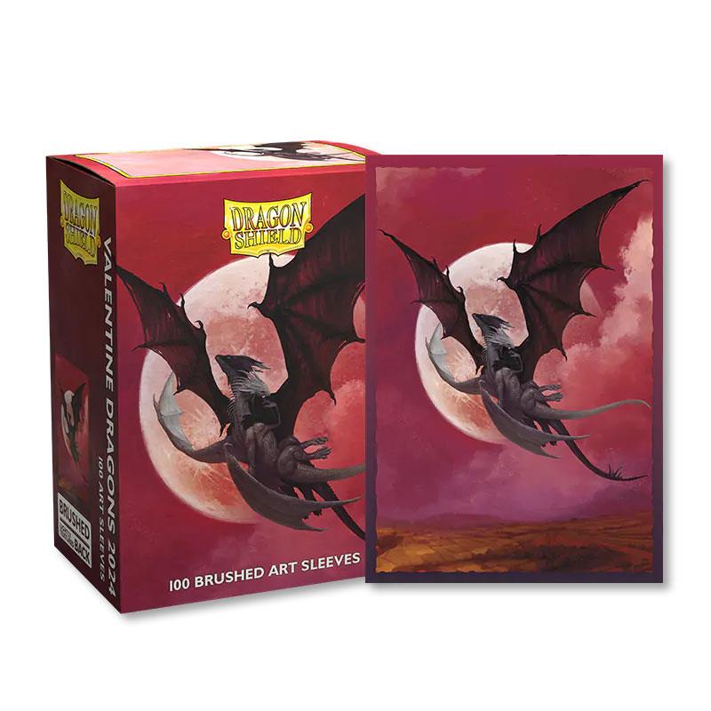 100 Fundas Art Brushed Valentines 2024 de Dragon Shield