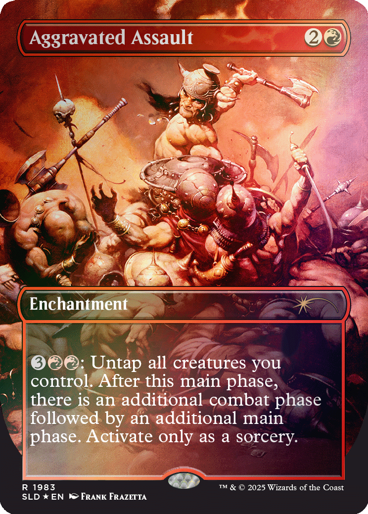 Secret Lair | The Art of Frank Frazetta: The Second Exhibition | Rainbow Foil Edition