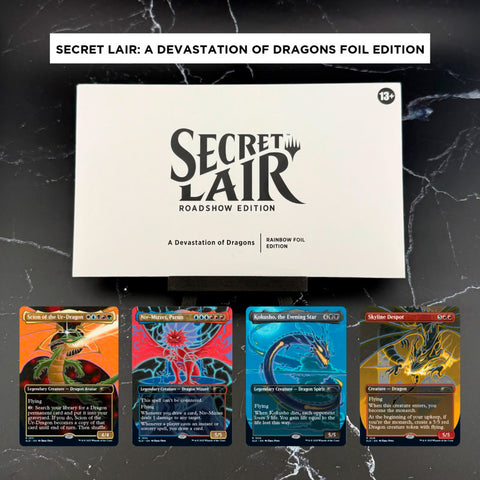 Secret Lair | A Devastation of Dragons | Rainbow Foil Edition