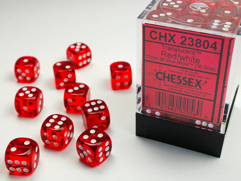 Dados D6 Chessex | Translucent