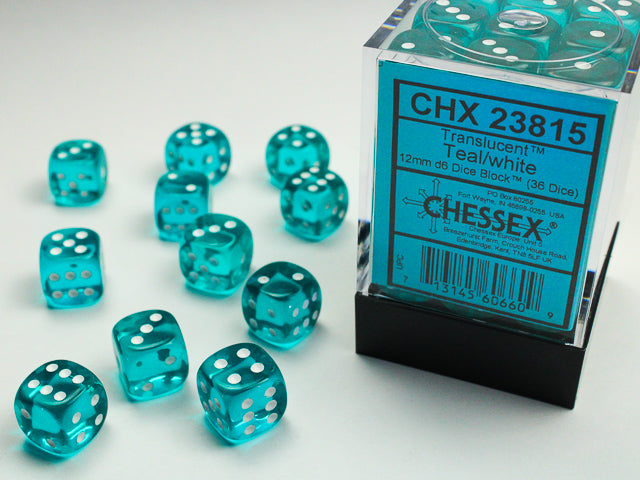 Dados D6 Chessex | Translucent