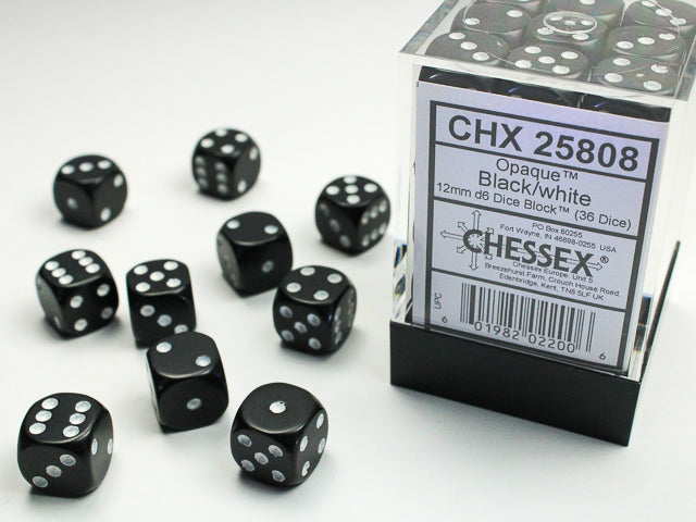 Dados D6 Chessex | Opaque