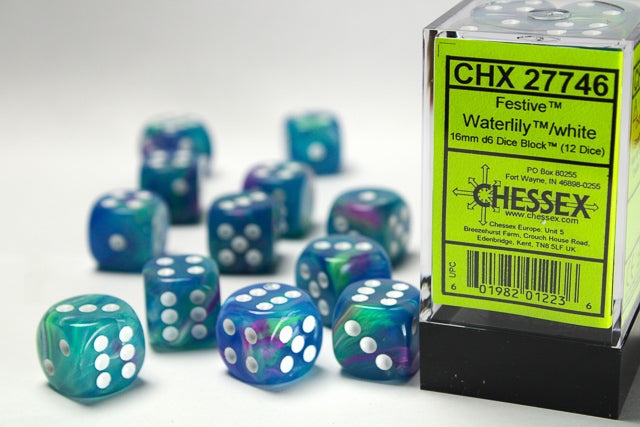Dados D6 Chessex | Festive