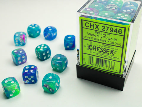 Dados D6 Chessex | Festive