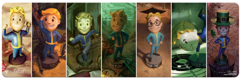 Tapete extragrande Cabezones S.P.E.C.I.A.L. (Fallout) de Ultra Pro