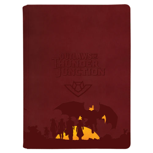 Álbum de 9 bolsillos con cremallera Outlaws of Thunder Junction de Ultra Pro