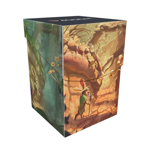 Caja para 100 cartas Bloomburrow Season Lands: Forest (Summer) de Ultra Pro