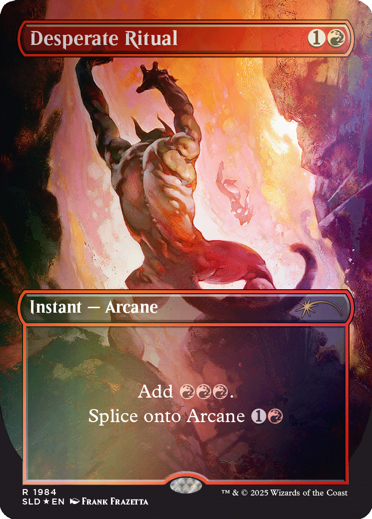 Secret Lair | The Art of Frank Frazetta: The Second Exhibition | Rainbow Foil Edition