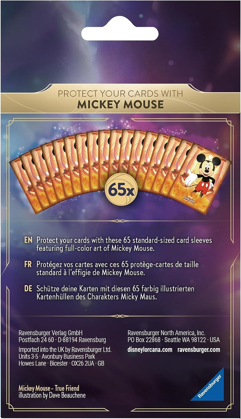 65 Fundas Mickey Mouse de Disney Lorcana