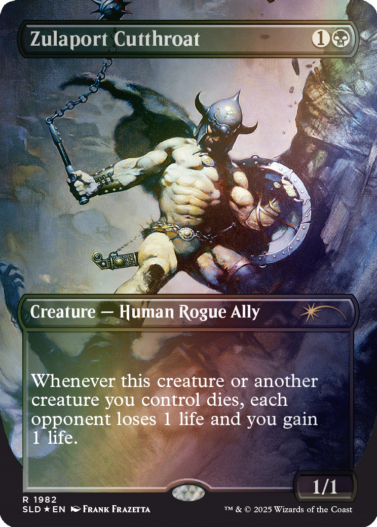 Secret Lair | The Art of Frank Frazetta: The Second Exhibition | Rainbow Foil Edition