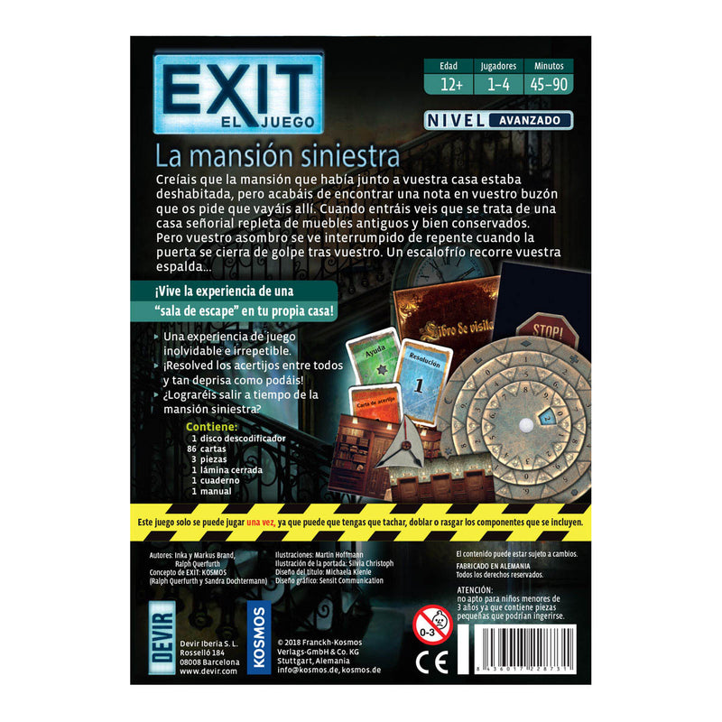 EXIT: La Mansión Siniestra