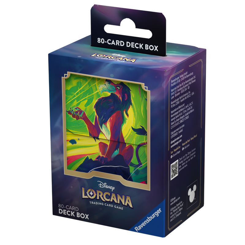DeckBox Scar - Vengeful Lion de Disney Lorcana