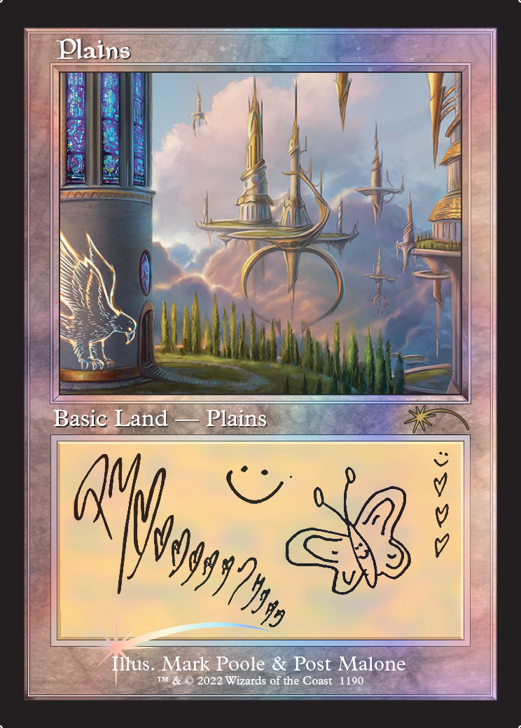 Post Malone: The Lands I Traditional Foil Edition
