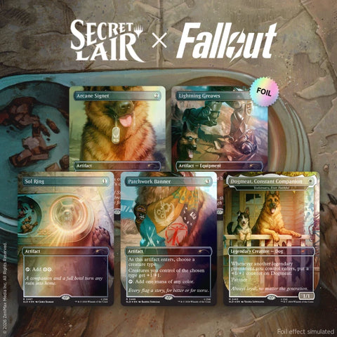 Secret Lair | Fallout: Greet the Dog | Traditional Foil Edition
