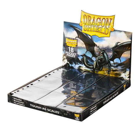 Caja con 50 hojas de 18 bolsillos de Dragon Shield