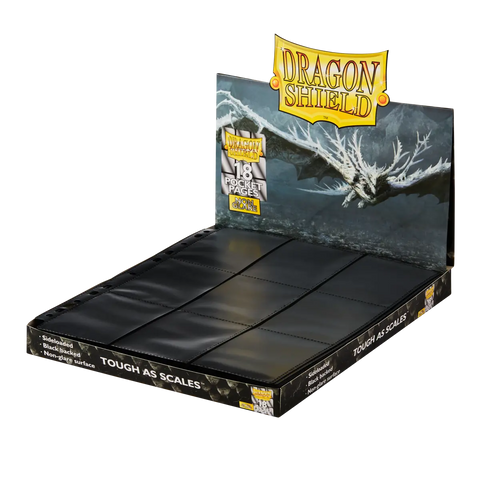 Caja con 50 hojas de 18 bolsillos Non Glare de Dragon Shield
