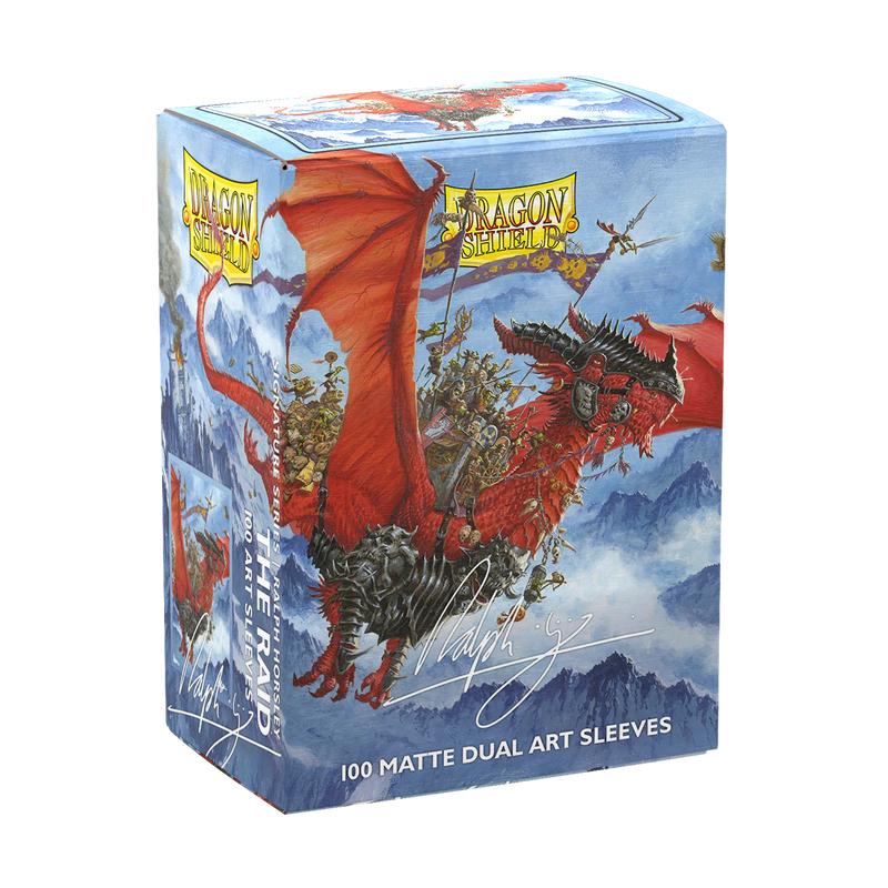 100 Fundas Matte Dual Art The Raid de Dragon Shield