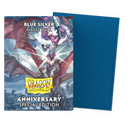 100 Fundas Dual Matte Blue Silver | 25th Anniversary Special Edition de Dragon Shield