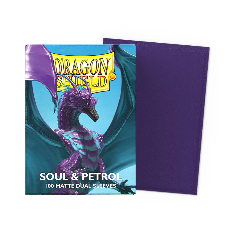 100 Fundas Matte Dual Two Color Combos de Dragon Shield
