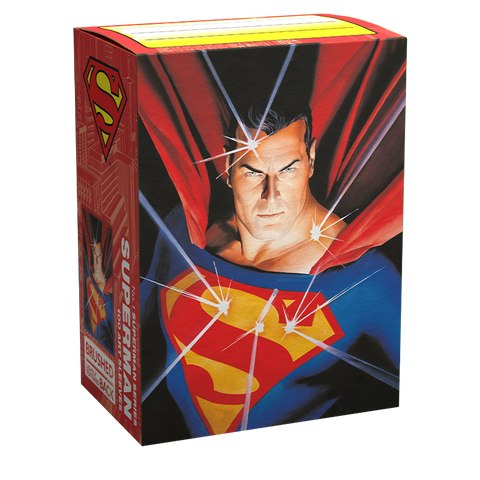 100 Fundas Brushed Art Superman de Dragon Shield