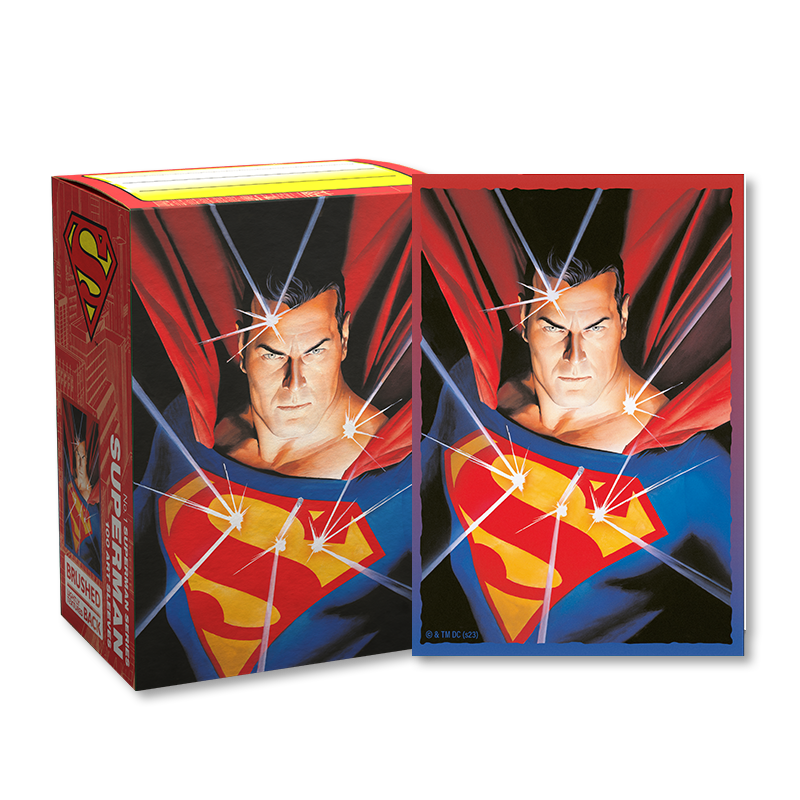100 Fundas Brushed Art Superman de Dragon Shield