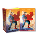 100 Fundas Brushed Art Superman Capa de Dragon Shield