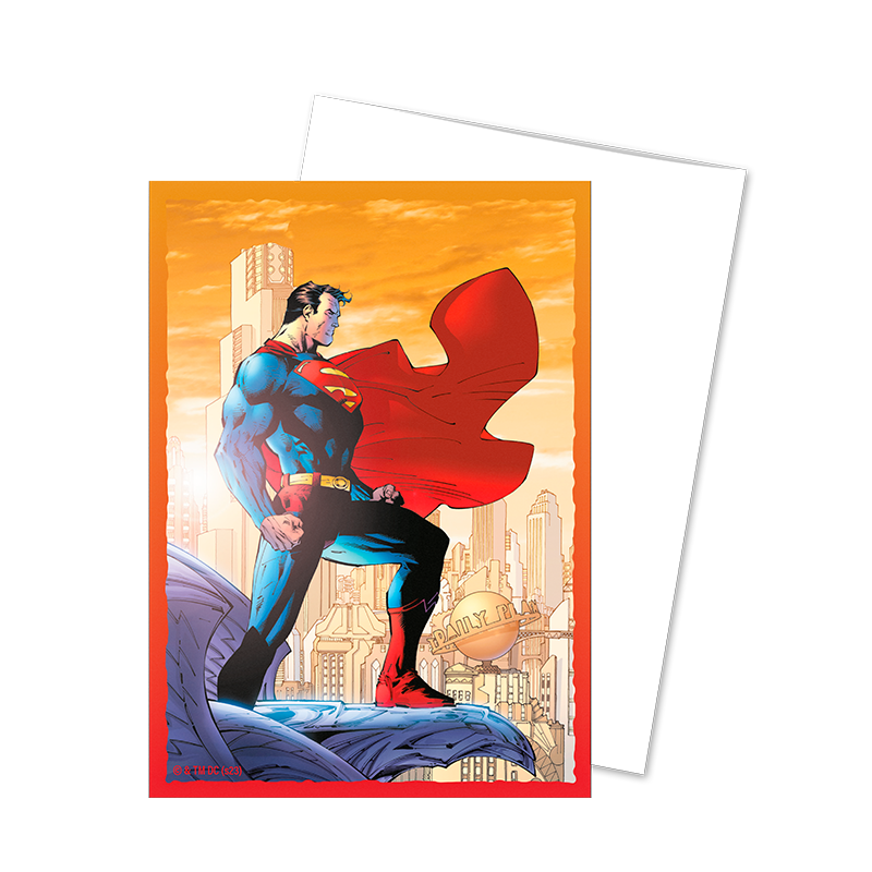 100 Fundas Brushed Art Superman Capa de Dragon Shield