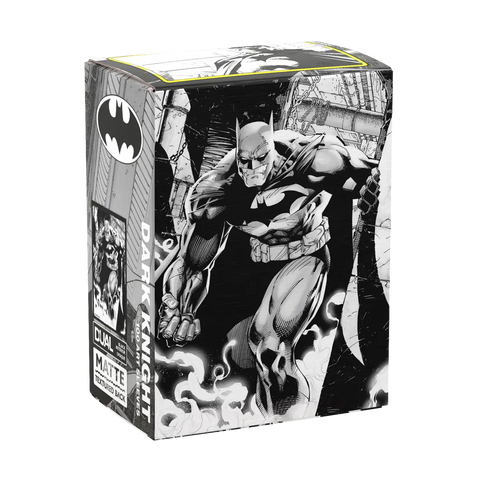100 Fundas Dual Matte Art Batman Core - Drak Knight de Dragon Shield