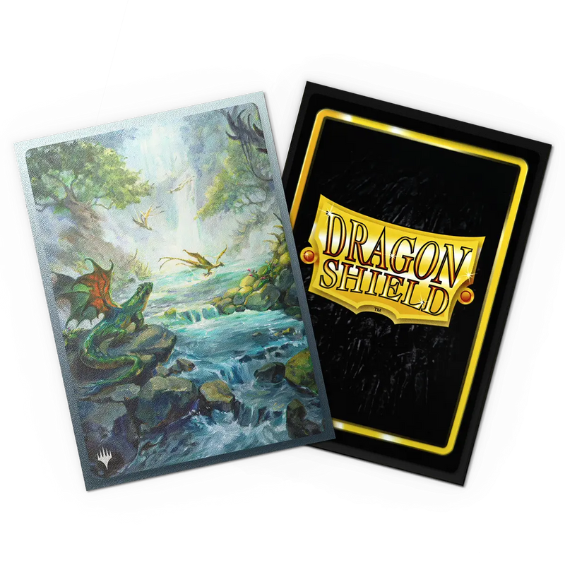 100 Fundas Matte Dual | Landfall Series: Misty Rainforest de Dragon Shield