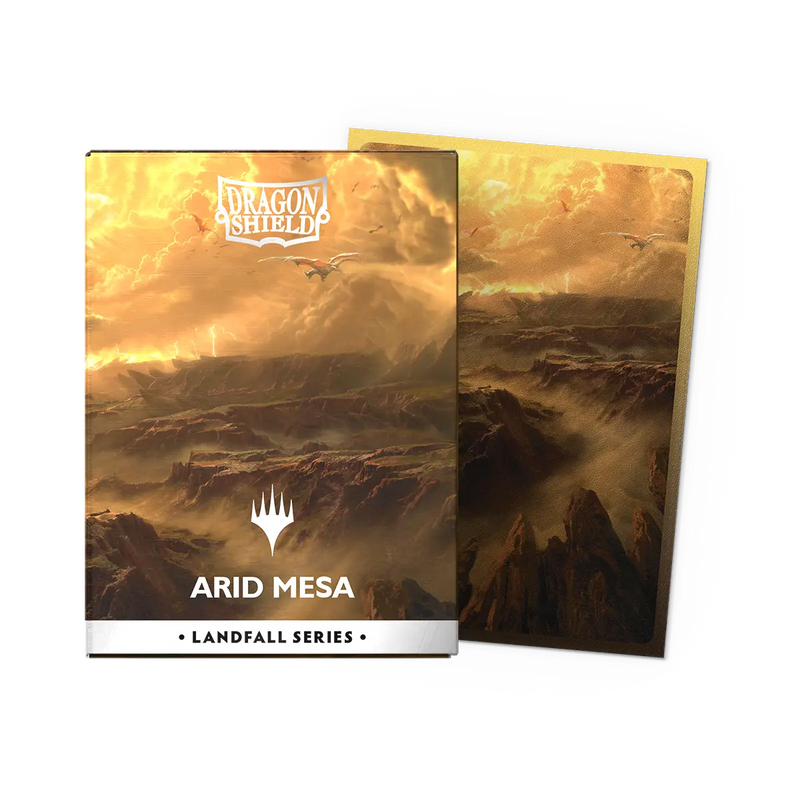 100 Fundas Matte Dual | Landfall Series: Arid Mesa de Dragon Shield