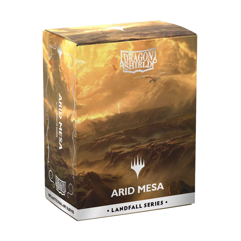 100 Fundas Matte Dual | Landfall Series: Arid Mesa de Dragon Shield