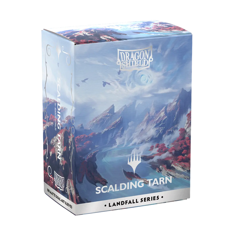 100 Fundas Matte Dual | Landfall Series: Scalding Tarn de Dragon Shield