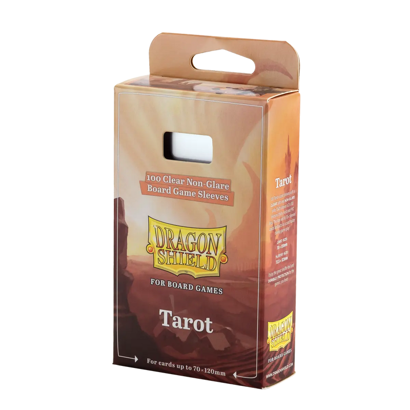 100 Fundas de Cartas de Tarot Transparente de Dragon Shield