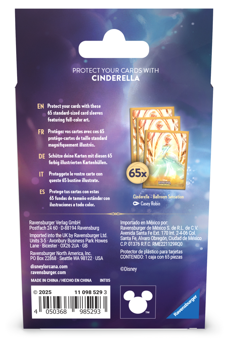65 Fundas Cinderella - Ballroom Sensation Enchanted de Disney Lorcana