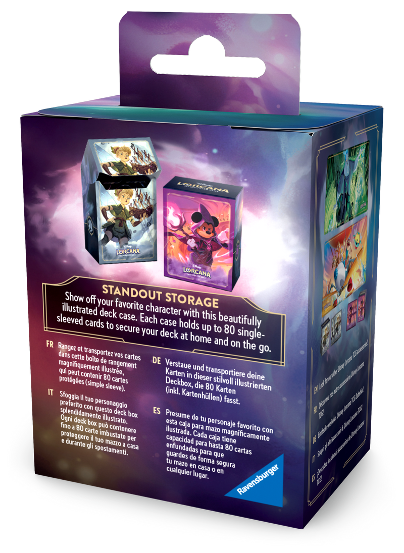 DeckBox Mickey Mouse, Wayward Sorcerer de Disney Lorcana