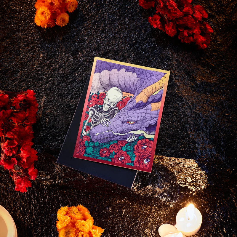 100 Fundas Matte Dual Art Día de los Muertos 2026 (Edición Limitada) de Dragon Shield