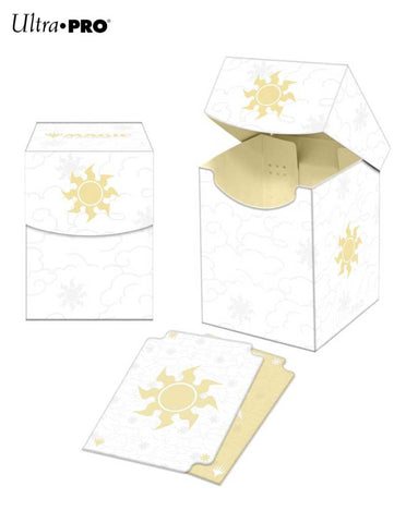 Caja para 100 cartas Plains Mana 8 de Ultra Pro