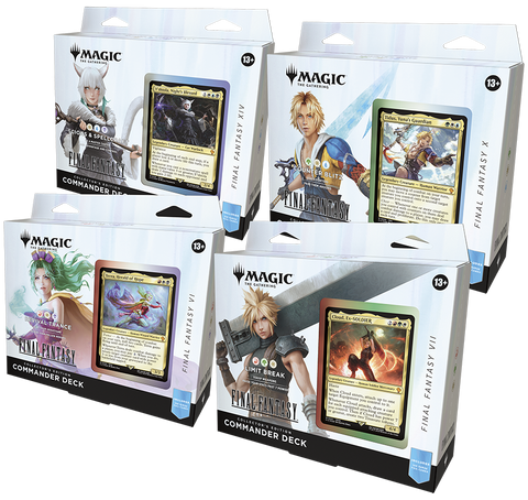 Final Fantasy | Los 4 mazos de Commander [Ed. Coleccionista]