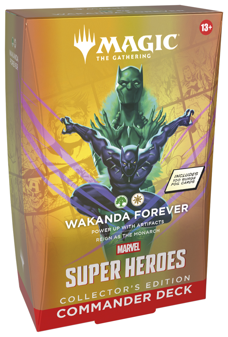 Marvel Super Heroes | Mazo de Commander | Wakanda Forever | E.C.