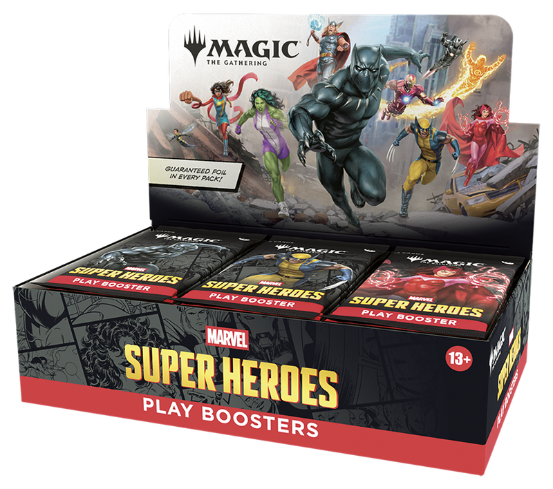 Marvel Super Heroes | Caja de Sobres de Juego