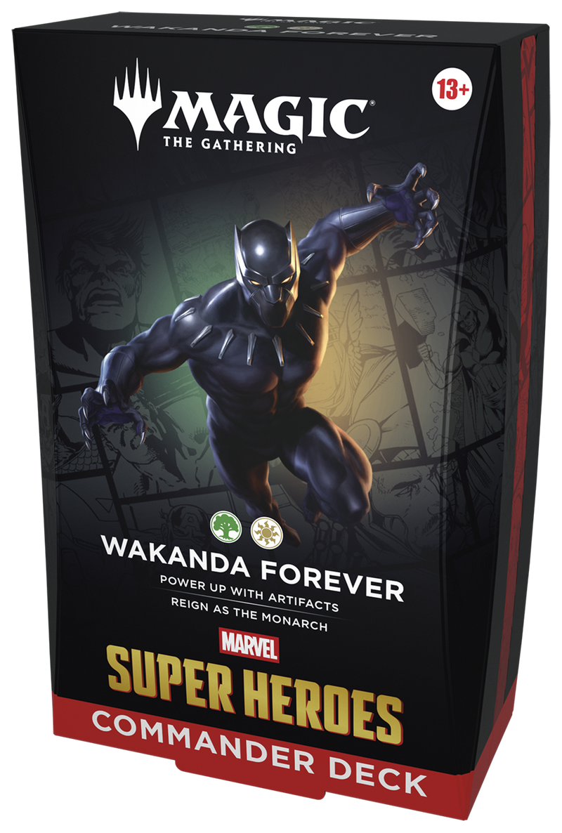 Marvel Super Heroes | Mazo de Commander | Wakanda Forever