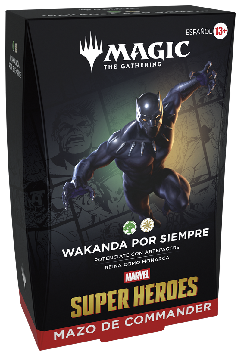 Marvel Super Heroes | Mazo de Commander | Wakanda Forever