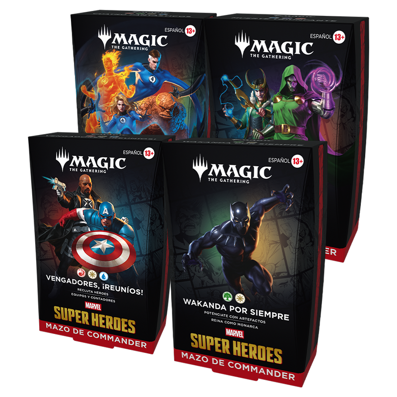 Marvel Super Heroes | Los 4 Mazos de Commander