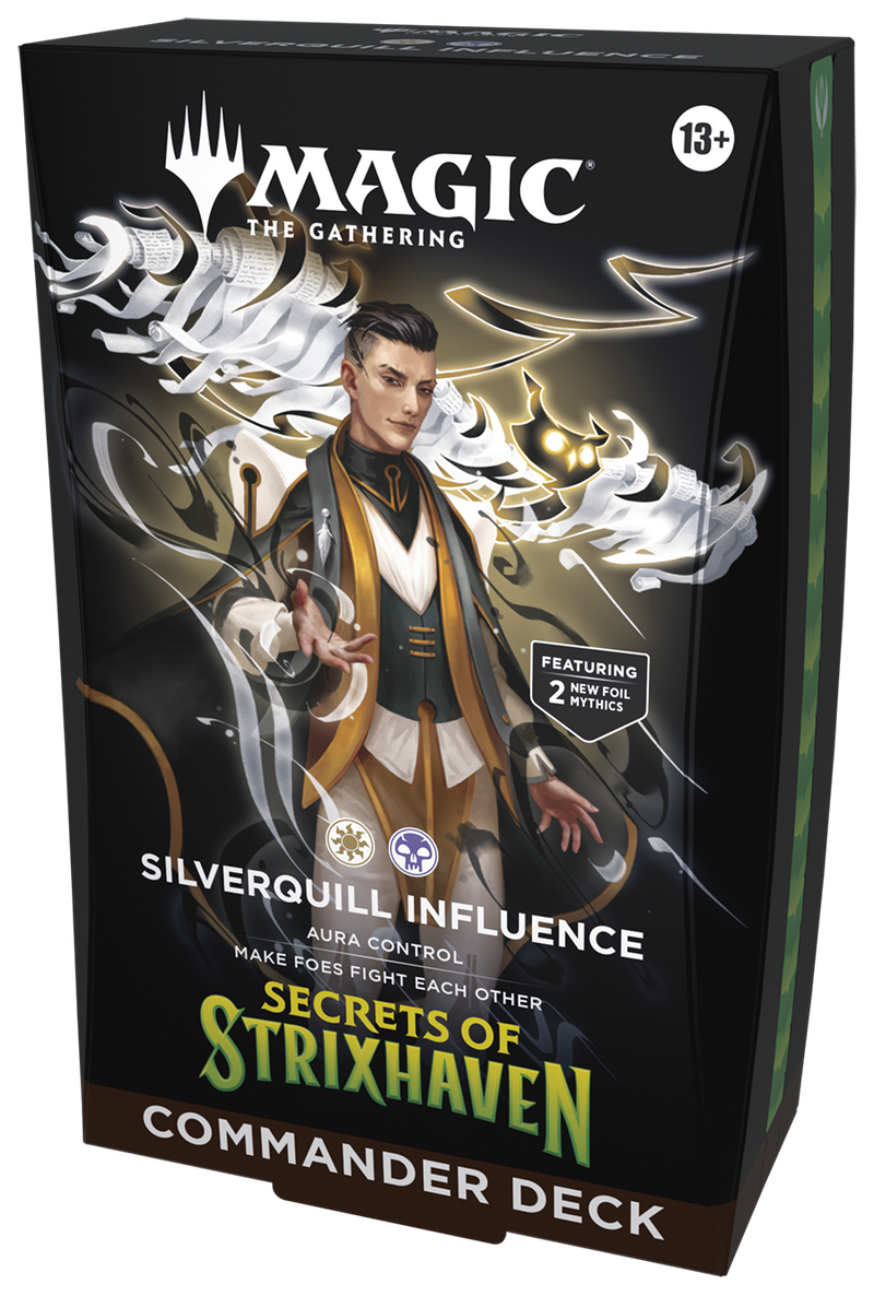 Secrets of Strixhaven | Mazo de Commander | Silverquill Influence
