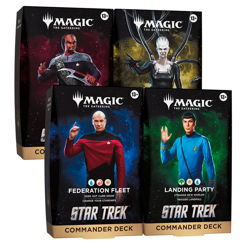 Magic: The Gathering® | Star Trek™ | Los 4 Mazos de Commander
