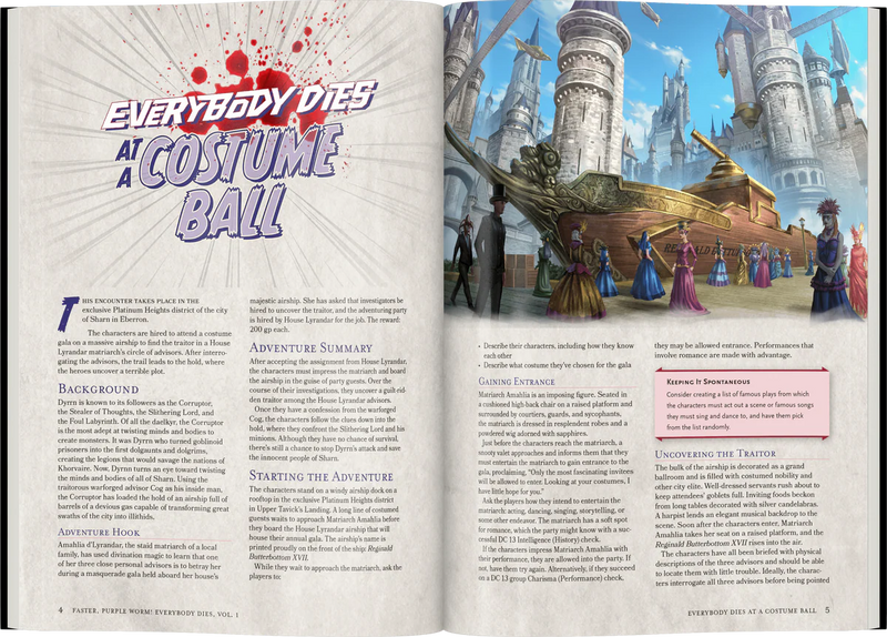 Dungeons & Dragons | Adventure Book: Faster, Purple Worm! (en inglés)