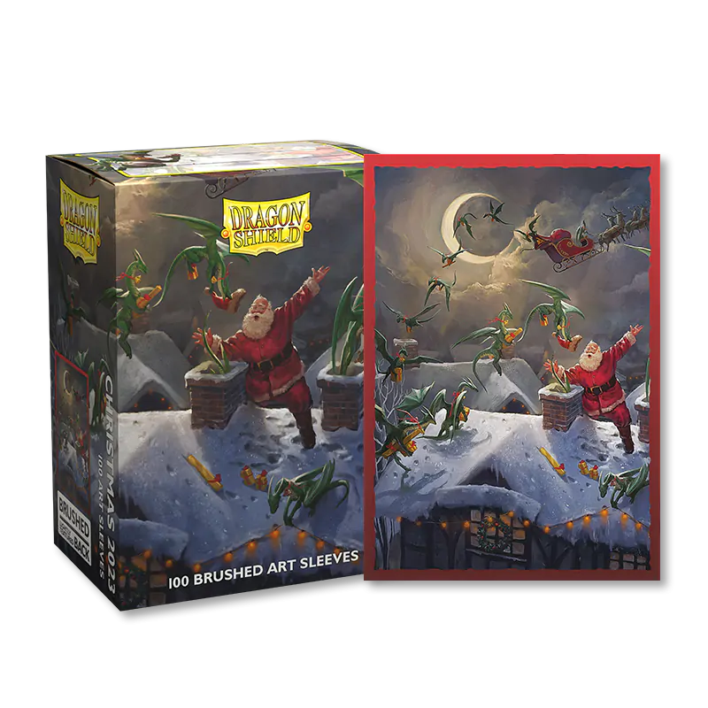 100 Fundas Art Brushed Christmas 2023 de Dragon Shield