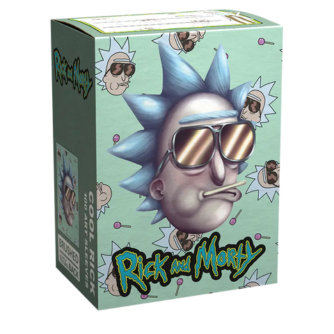 100 Fundas Art Cool Rick de Rick y Morty de Dragon Shield