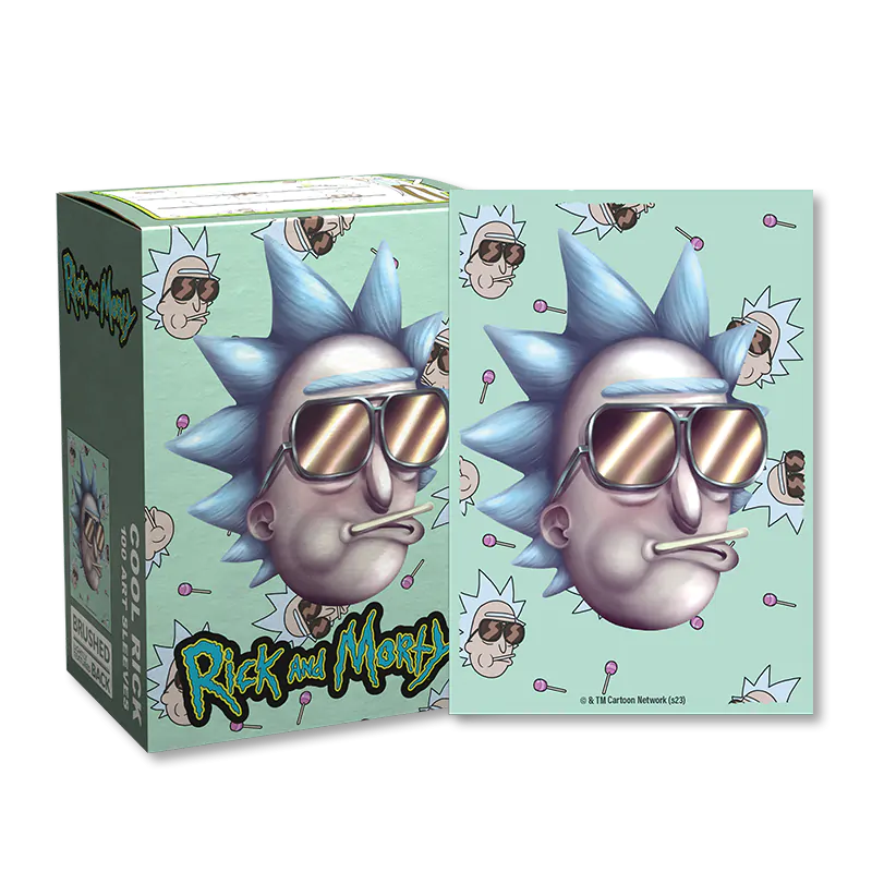 100 Fundas Art Cool Rick de Rick y Morty de Dragon Shield