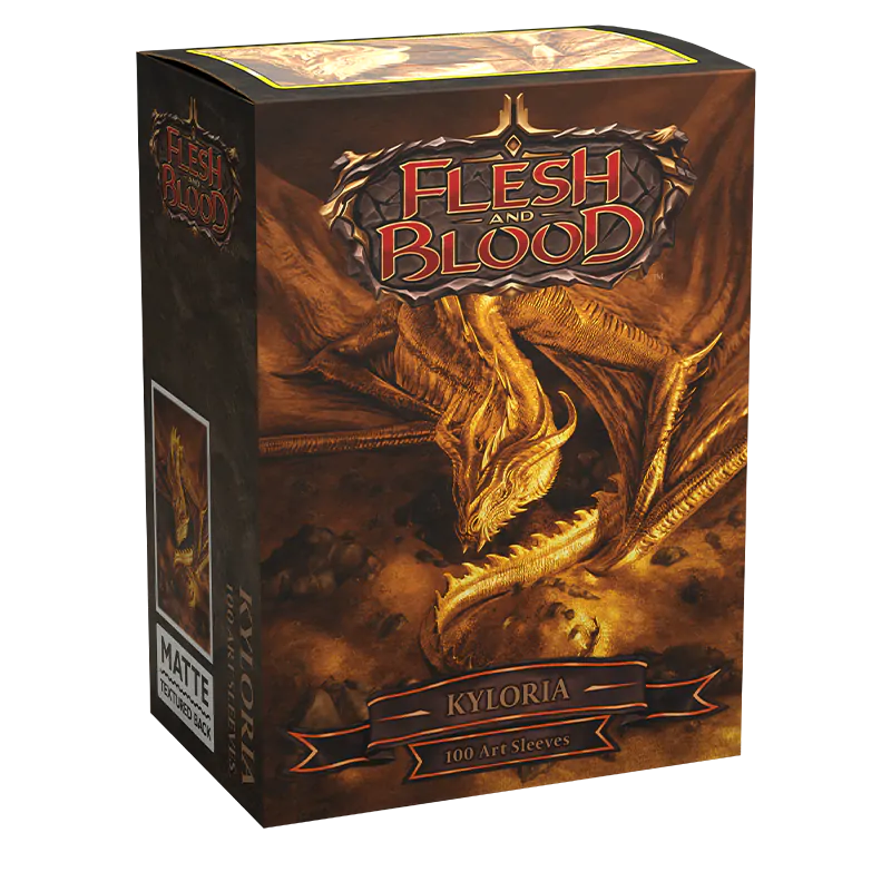 100 Fundas Matte Flesh and Blood Kyloria de Dragon Shield